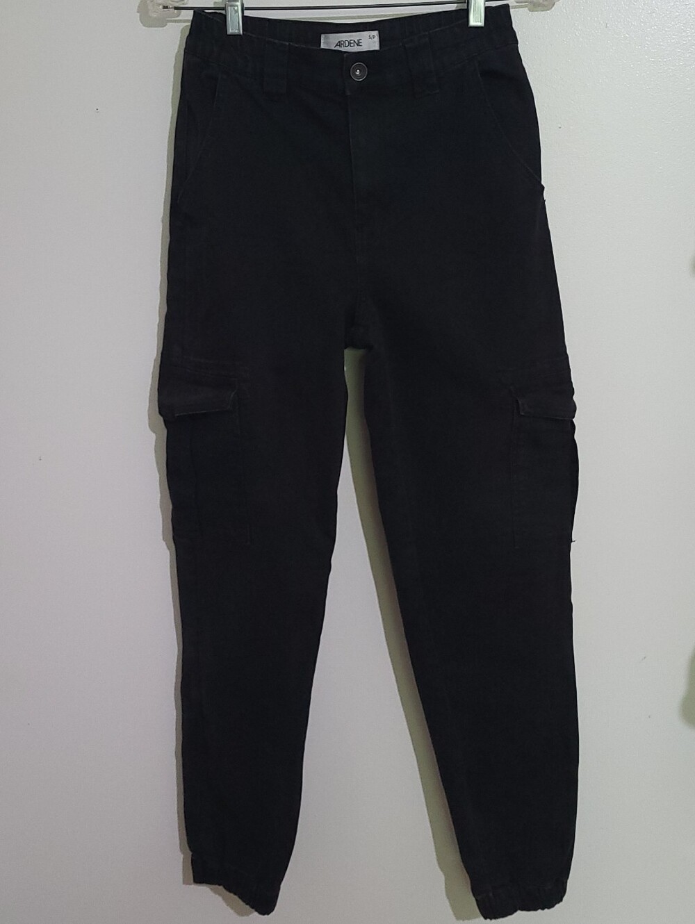 Ardene Black Cargo Pants Size S